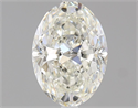 Natural Diamond 1.50 Carats, Oval with  Cut, I Color, VVS2 Clarity and Certified by GIA