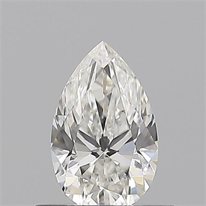 Picture of Natural Diamond 0.52 Carats, Pear with  Cut, G Color, VVS1 Clarity and Certified by GIA