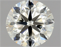 Diamante Natural 0.85 quilates, Redondo , Color J, claridad IF y certificado GIA