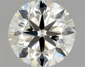 Picture of Natural Diamond 0.85 Carats, Round with Excellent Cut, J Color, IF Clarity and Certified by GIA