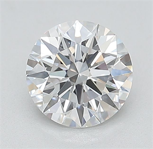 Picture of Lab Grown Diamond 1.10 Carats, Round with Ideal Cut, D Color, VS1 Clarity and Certified by IGI