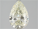 Natural Diamond 1.92 Carats, Pear with  Cut, K Color, SI1 Clarity and Certified by HRD