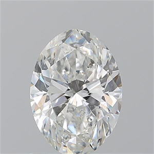 Picture of Natural Diamond 1.20 Carats, Oval with  Cut, G Color, SI2 Clarity and Certified by GIA