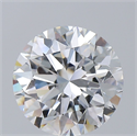 Lab Grown Diamond 5.01 Carats, Round with Excellent Cut, F Color, VVS2 Clarity and Certified by IGI