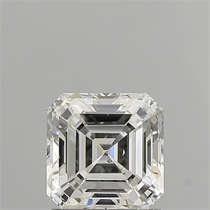 Foto Diamante Natural 1.50 quilates, Asscher , Color I, claridad SI1 y certificado GIA de