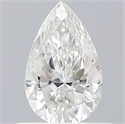 Natural Diamond 0.51 Carats, Pear with  Cut, F Color, VS2 Clarity and Certified by GIA