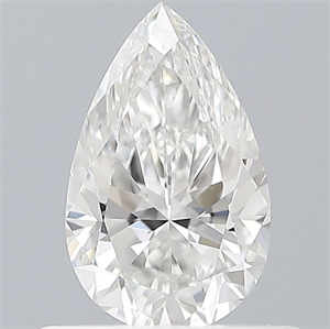 Picture of Natural Diamond 0.51 Carats, Pear with  Cut, F Color, VS2 Clarity and Certified by GIA