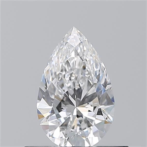 Picture of Natural Diamond 0.50 Carats, Pear with  Cut, D Color, VS1 Clarity and Certified by GIA
