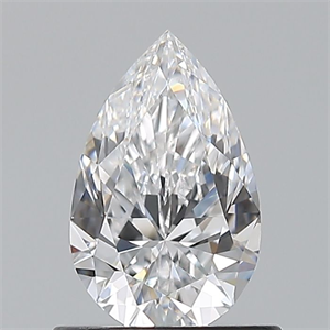 Picture of Natural Diamond 0.70 Carats, Pear with  Cut, D Color, VVS2 Clarity and Certified by GIA