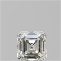 Diamante Natural 0.51 quilates, Asscher , Color J, claridad VVS1 y certificado GIA