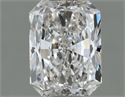 Natural Diamond 0.52 Carats, Radiant with  Cut, I Color, VS2 Clarity and Certified by GIA
