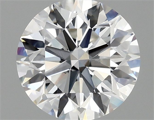 Picture of Lab Grown Diamond 1.07 Carats, Round with Excellent Cut, E Color, VS1 Clarity and Certified by IGI