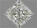 Natural Diamond 0.76 Carats, Princess with  Cut, J Color, VVS2 Clarity and Certified by IGI