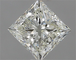 Picture of Natural Diamond 0.76 Carats, Princess with  Cut, J Color, VVS2 Clarity and Certified by IGI