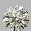 Natural Diamond 1.20 Carats, Round with Excellent Cut, K Color, SI1 Clarity and Certified by IGI