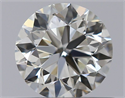 Natural Diamond 0.50 Carats, Round with Very Good Cut, J Color, VVS1 Clarity and Certified by GIA
