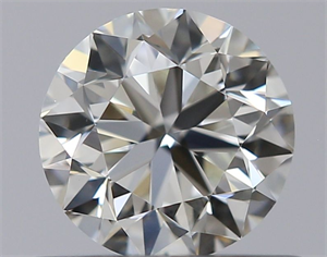 Picture of Natural Diamond 0.50 Carats, Round with Very Good Cut, J Color, VVS1 Clarity and Certified by GIA
