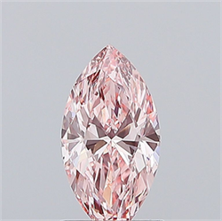 Picture of Lab Grown Diamond 1.20 Carats, Marquise with  Cut, Fancy Vivid Pink Color, VS1 Clarity and Certified by IGI