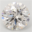 Lab Grown Diamond 2.55 Carats, Round with Ideal Cut, G Color, VS1 Clarity and Certified by IGI