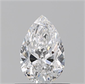 Diamante Natural 0.60 quilates, De pera , Color D, claridad VS2 y certificado GIA