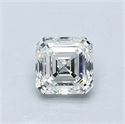 Natural Diamond 1.51 Carats, Asscher with  Cut, I Color, VS2 Clarity and Certified by GIA
