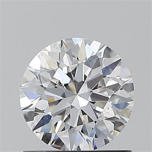 Picture of Natural Diamond 0.90 Carats, Round with Excellent Cut, D Color, SI1 Clarity and Certified by GIA