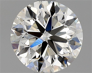 Picture of Natural Diamond 1.01 Carats, Round with Very Good Cut, H Color, VS1 Clarity and Certified by GIA