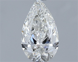 Picture of Natural Diamond 0.40 Carats, Pear with  Cut, H Color, VS2 Clarity and Certified by GIA