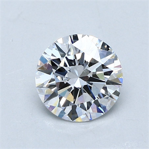 Picture of Natural Diamond 1.48 Carats, Round with Excellent Cut, D Color, IF Clarity and Certified by GIA