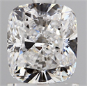 Natural Diamond 1.20 Carats, Cushion with  Cut, D Color, SI1 Clarity and Certified by GIA