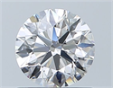 Natural Diamond 0.70 Carats, Round with Excellent Cut, E Color, VVS2 Clarity and Certified by GIA