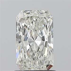 Picture of Natural Diamond 1.01 Carats, Radiant with  Cut, I Color, SI2 Clarity and Certified by GIA