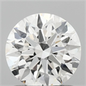 Lab Grown Diamond 1.08 Carats, Round with Ideal Cut, E Color, VS1 Clarity and Certified by IGI