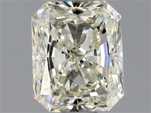 Picture of Natural Diamond 1.02 Carats, Radiant with  Cut, L Color, SI1 Clarity and Certified by GIA
