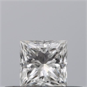 Natural Diamond 0.26 Carats, Princess with  Cut, E Color, VS1 Clarity and Certified by GIA