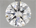 Lab Grown Diamond 4.10 Carats, Round with Excellent Cut, E Color, SI1 Clarity and Certified by IGI