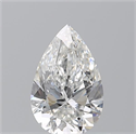 Natural Diamond 0.75 Carats, Pear with  Cut, G Color, SI1 Clarity and Certified by GIA