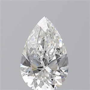 Picture of Natural Diamond 0.75 Carats, Pear with  Cut, G Color, SI1 Clarity and Certified by GIA