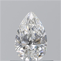 Natural Diamond 0.51 Carats, Pear with  Cut, F Color, VS1 Clarity and Certified by GIA