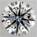 Natural Diamond 0.71 Carats, Round with Excellent Cut, J Color, IF Clarity and Certified by GIA
