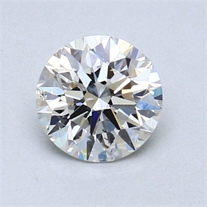 Picture of Natural Diamond 0.80 Carats, Round with Excellent Cut, H Color, SI1 Clarity and Certified by GIA