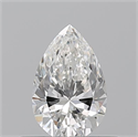 Diamante Natural 0.50 quilates, De pera , Color G, claridad VS1 y certificado GIA