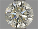 Natural Diamond 0.54 Carats, Round with Excellent Cut, N Color, VS1 Clarity and Certified by IGI