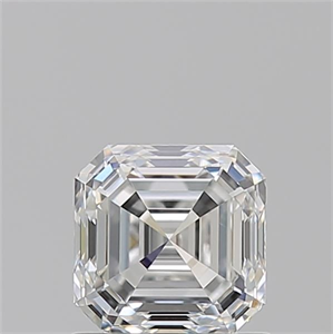 Picture of Natural Diamond 1.02 Carats, Asscher with  Cut, G Color, VS2 Clarity and Certified by GIA