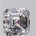Natural Diamond 0.91 Carats, Asscher with  Cut, D Color, SI1 Clarity and Certified by GIA