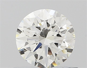 Foto Diamante Natural 0.54 quilates, Redondo , Color G, claridad IF y certificado IGI de