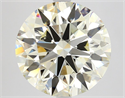 Natural Diamond 5.05 Carats, Round with Excellent Cut, M Color, SI1 Clarity and Certified by GIA