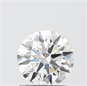 Lab Grown Diamond 1.02 Carats, Round with Ideal Cut, F Color, VVS2 Clarity and Certified by IGI