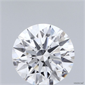 Lab Grown Diamond 2.01 Carats, Round with Ideal Cut, D Color, VVS2 Clarity and Certified by IGI