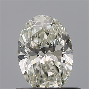 Picture of Natural Diamond 0.54 Carats, Oval with  Cut, H Color, IF Clarity and Certified by IGI